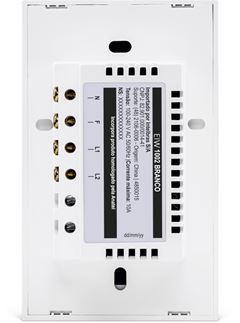 INTERRUPTOR TOUCH WIFI 2 TEC EIW 1002 BR