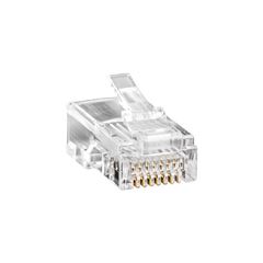 CONECTOR RJ45 CAT5 VAZADO CONEX1000 PC50