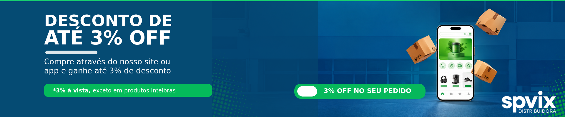 DESCONTO DE 3%OFF